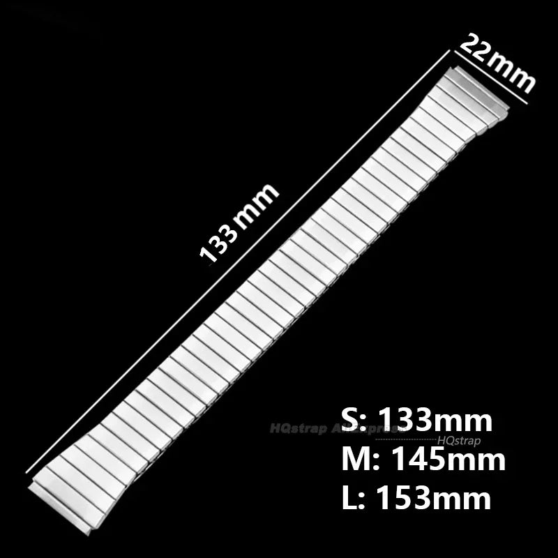 CowLost | product_id-22mm-elastic-stainless-steel-universal-watch-strap-for-seiko-smartwatches |1
