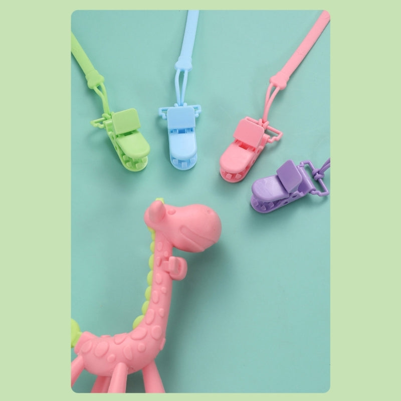 CowLost | silicone-chain-fastened-strap-for-baby-pacifier-teething-clip-newborn |12