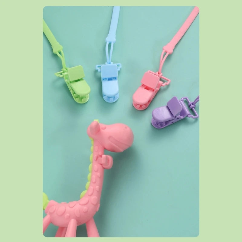 CowLost | silicone-chain-fastened-strap-for-baby-pacifier-teething-clip-newborn |2