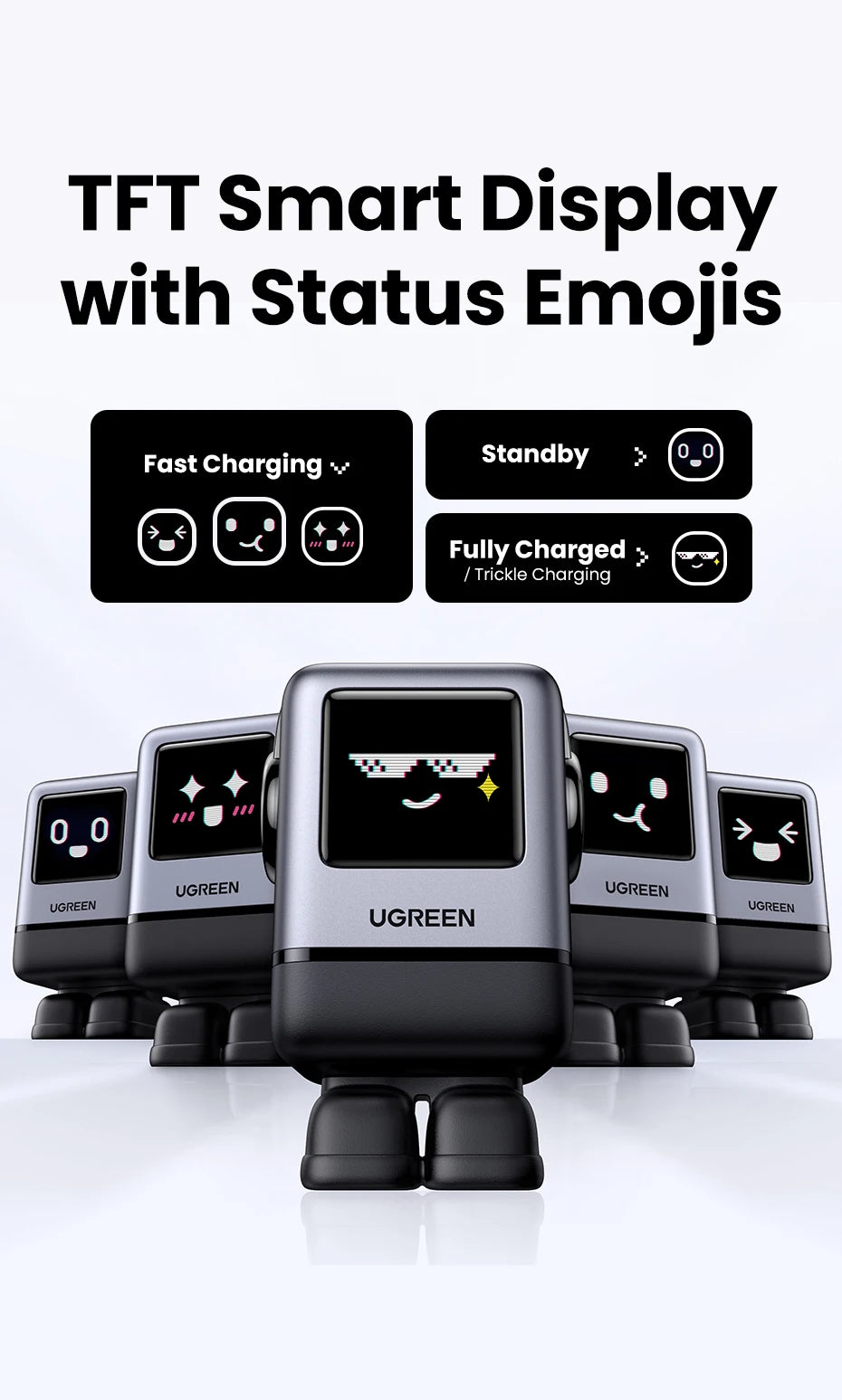 CowLost | ugreen-uno-100w-gan-charger-robot-design-qc4-0-3-0-pps |8