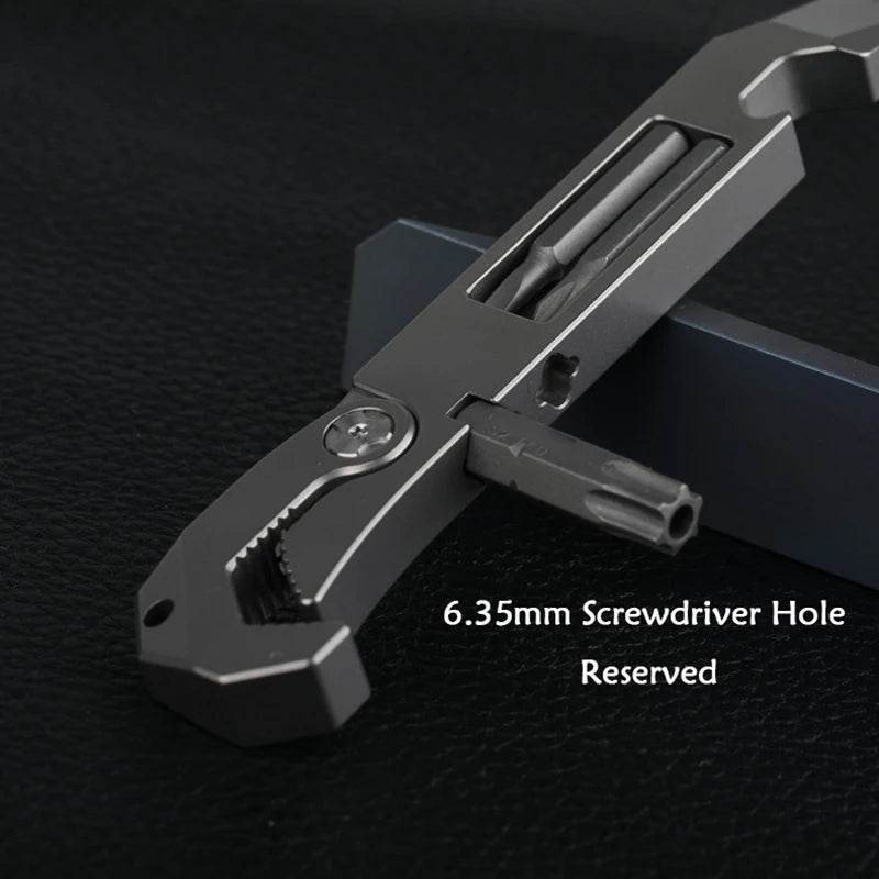 CowLost | tools-tc4-titanium-alloy-crowbar-edc-tool-set-with-screwdriver-wrench-and-eternal-pen-for-outdoor-camping-gift |32