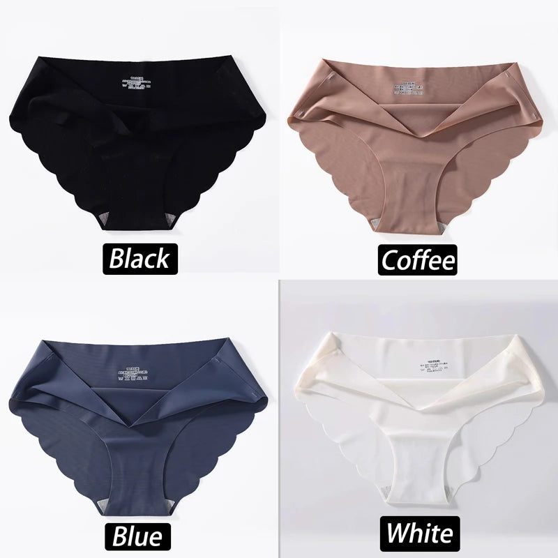 CowLost | activewear-pants-4pcs-seamless-silk-high-waist-briefs-for-women |39