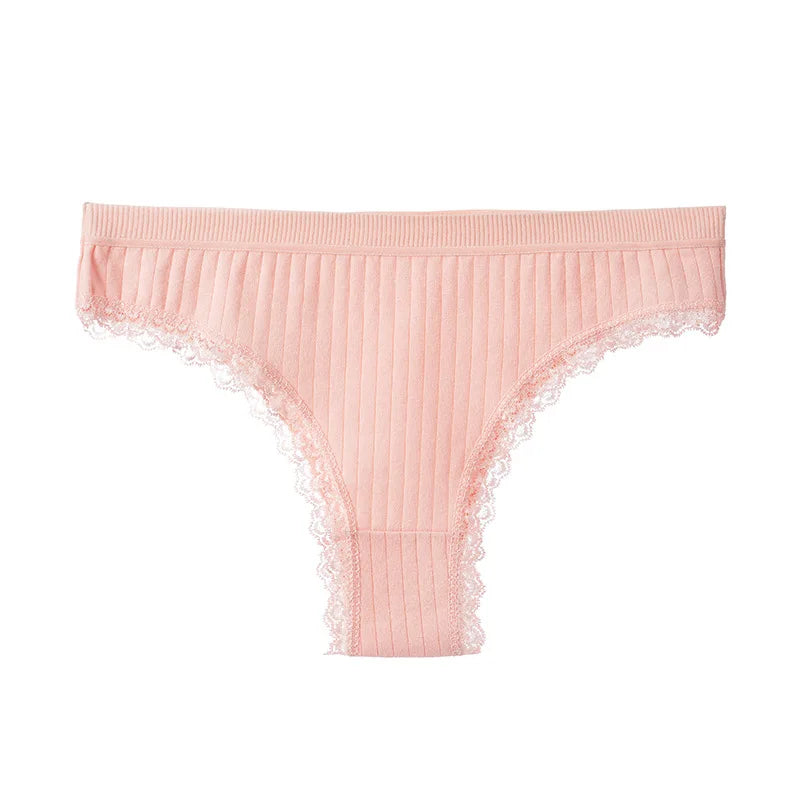 CowLost | product_id-women-cotton-low-waist-brazilian-lace-g-string-panties-t-back-m-xl |4