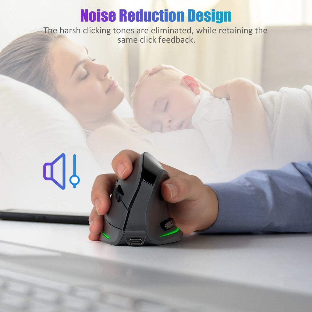 CowLost | product_id-lefon-f35c-ergonomic-vertical-wireless-bluetooth-mouse-4000dpi-oled-screen-for-pc-laptop |3