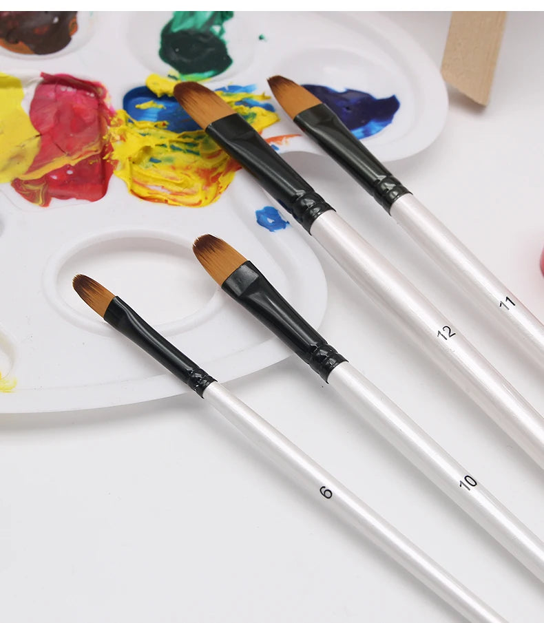 CowLost | 12-piece-nylon-bristle-brushes-set-for-beginners |18