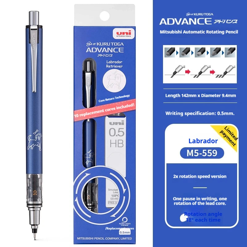 CowLost | product_id-uni-mitsubishi-kuru-toga-m5-559-0-5mm-limited-illustration-pencil-set-with-double-rotation-engine-for-precision-writing-drawing |23