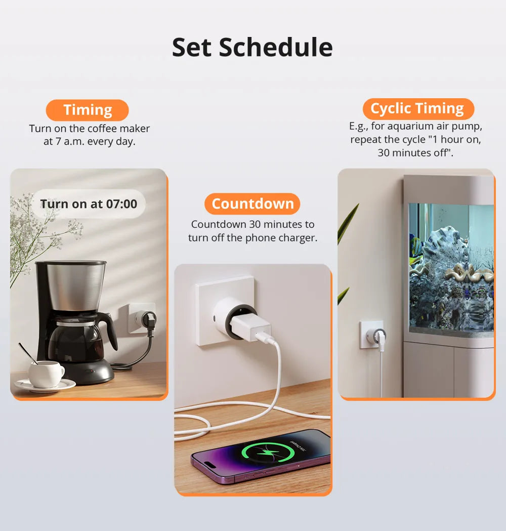 CowLost | sonoff-s60-wifi-smart-plug-with-energy-monitor-smart-home-module-timer-wireless-smart-socket-via-ewelink-app-alexa-google-home |11