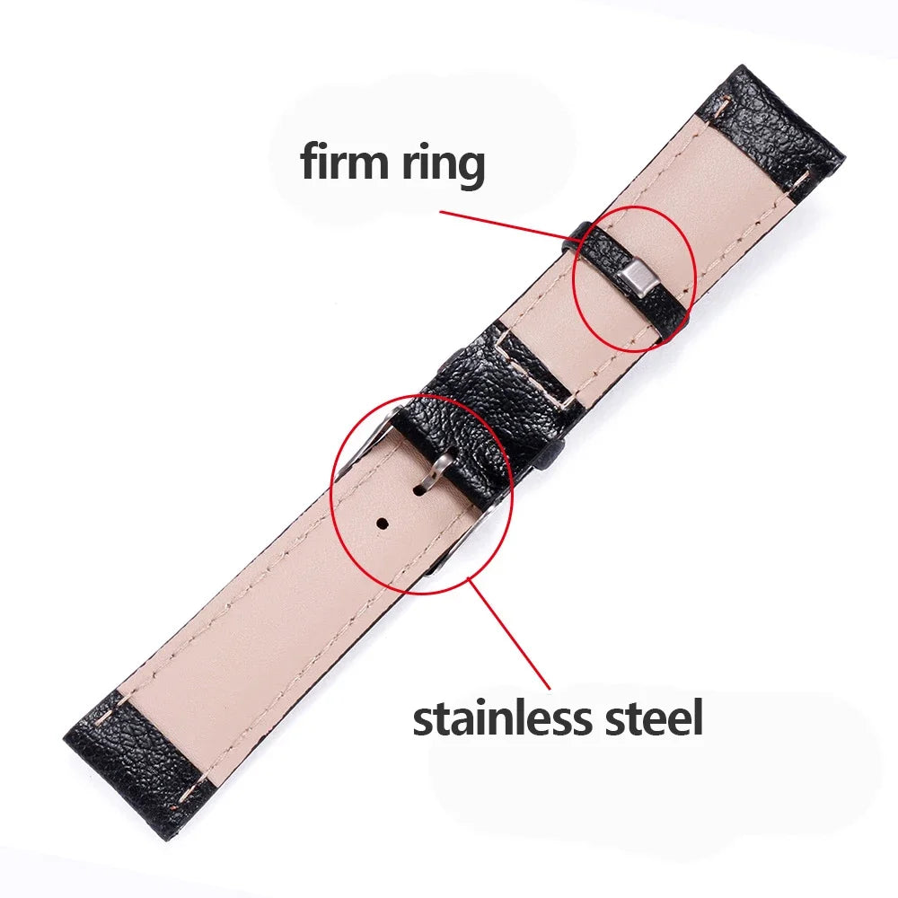 CowLost | water-product_id-waterproof-lychee-pattern-pu-leather-watchband-for-seiko-rolex-16-22mm |3