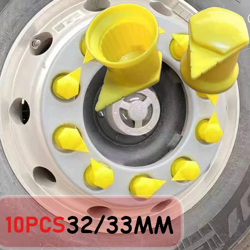 CowLost | product_id-10pc-32mm-33mm-gm-car-tire-screw-loosening-indicator-nuts-with-long-wide-sleeve-for-safety-inspection |1