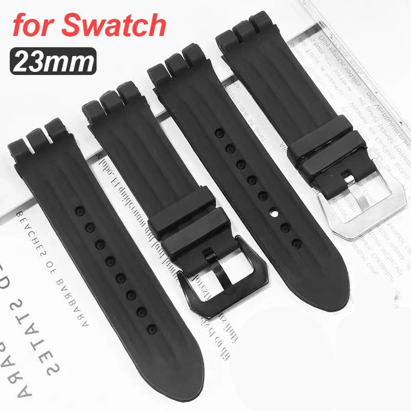 CowLost | product_id-23mm-waterproof-silicone-replacement-strap-for-swatch-yos-series-yos440-413-424-sport-watch |1