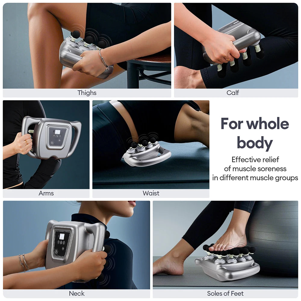 CowLost | uncategorized-24-head-fascia-gun-with-99-strength-levels-body-massager |5