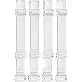 CowLost | product_id-fallsweet-adjustable-transparent-invisible-bra-straps-for-women-2-4-10-20-pcs |2