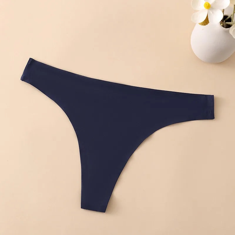 CowLost | product_id-seamless-women-s-ice-silk-breathable-thong-g-string-solid-color-lingerie |11