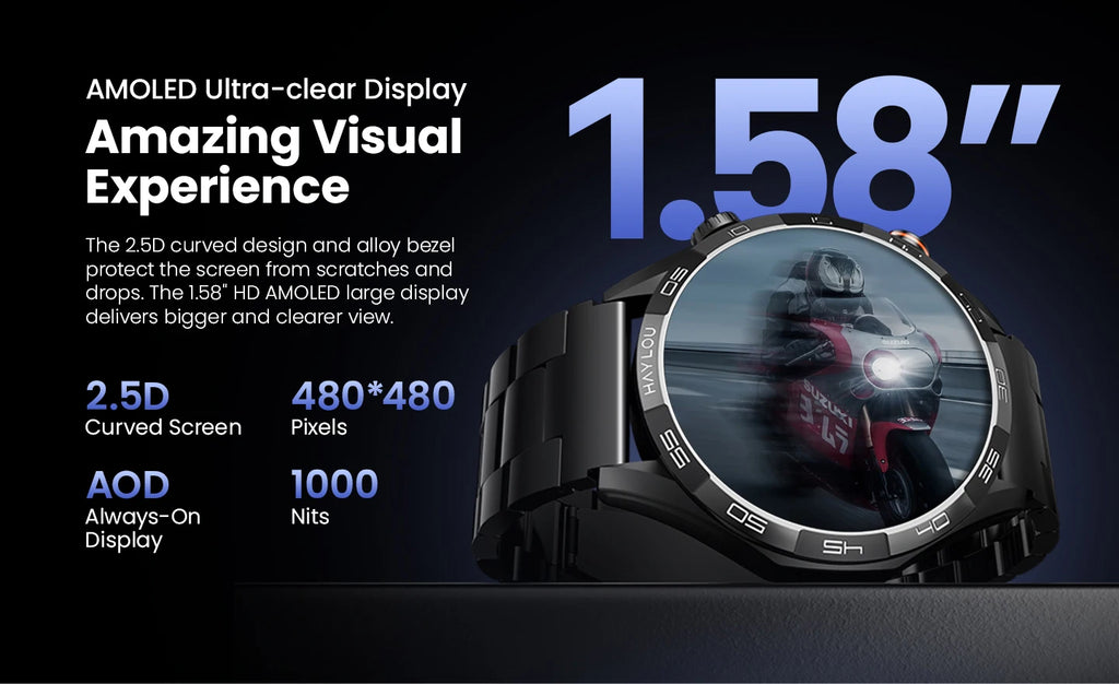 CowLost | haylou-solar-5-voice-calling-smartwatch-1-58-amoled-display |9
