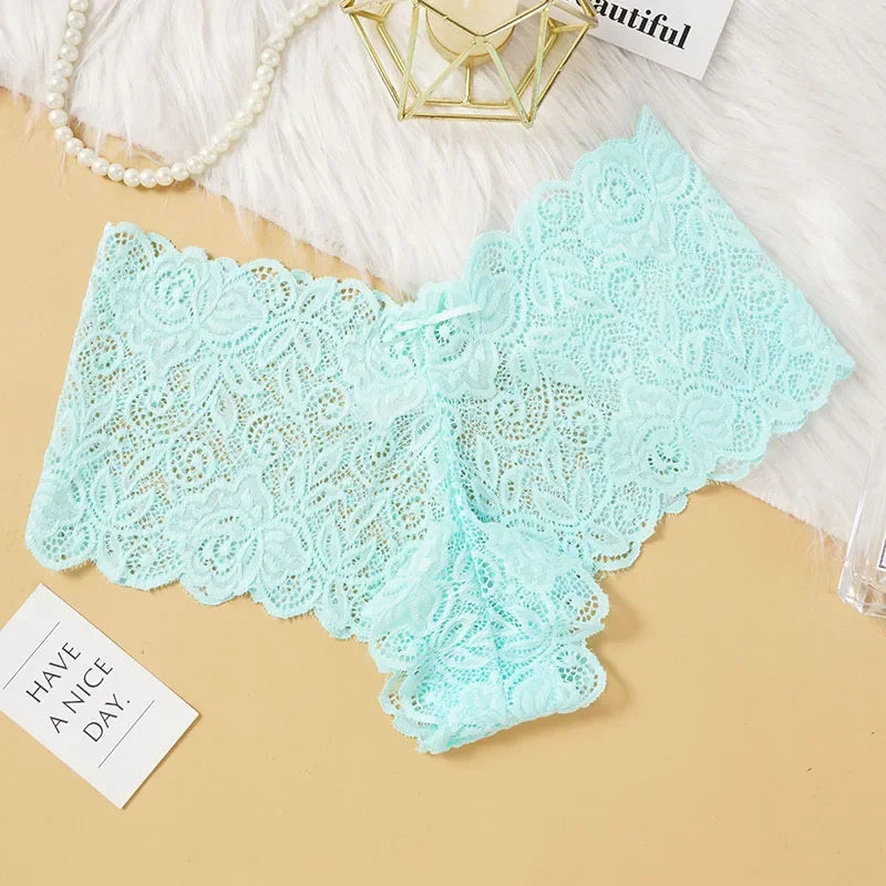 CowLost | new-sexy-floral-lace-panties-women-sexy-hollow-out-briefs |10