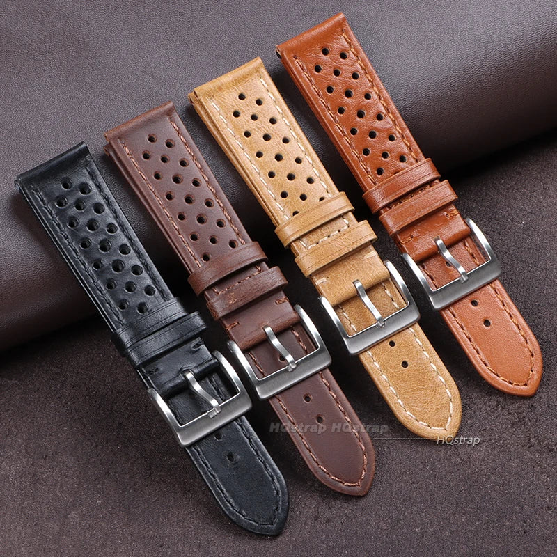 CowLost | product_id-breathable-soft-cowhide-leather-watch-strap-18-22mm-retro-wristband-for-seiko-unisex |2
