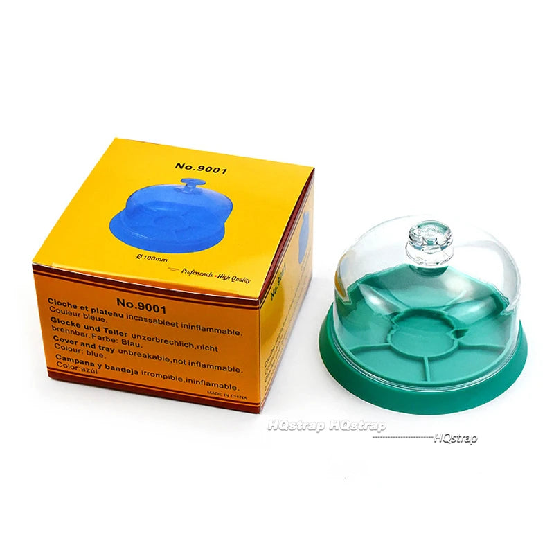 CowLost | watch-movement-dust-cover-watch-parts-holder-tray-parts-protector-moistureproof-anti-dust-covers-storage-box-for-watchmakers |4