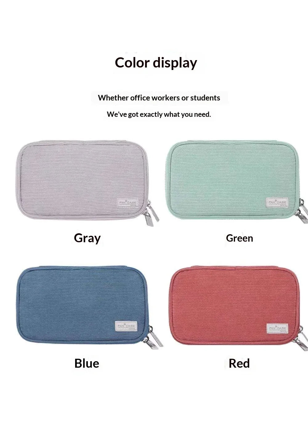 CowLost | product_id-japanese-kokuyo-corduroy-pencil-case-durable-pen-bag-for-school-office-supplies |11