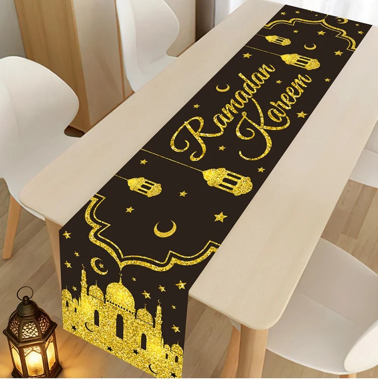 CowLost | ramadan-table-runner-eid-mubarak-decoration |18
