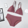 CowLost | product_id-women-s-wireless-front-closure-push-up-bra-low-waist-seamless-panty-set |11