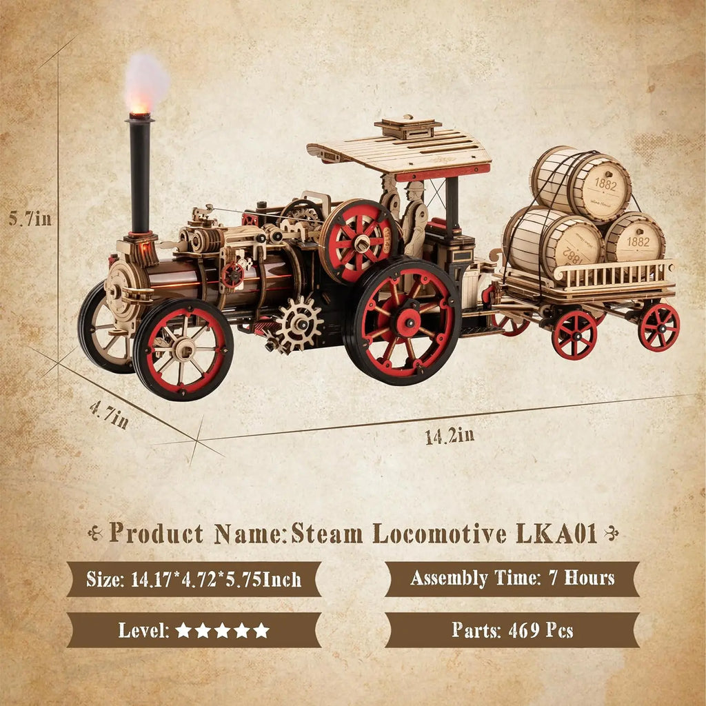 CowLost | fencing-barriers-robotime-rokr-3d-wooden-steam-locomotive-model-kit-1-28-scale-puzzle |5