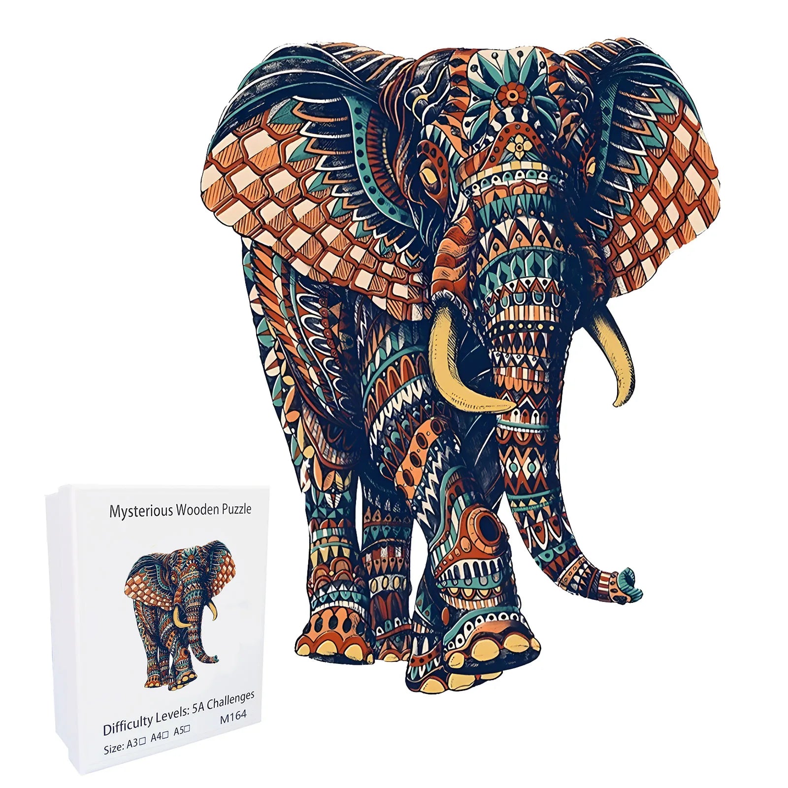 CowLost | product_id-elephant-wooden-3d-puzzle-adult-stress-relief-animal-toy-gift |1