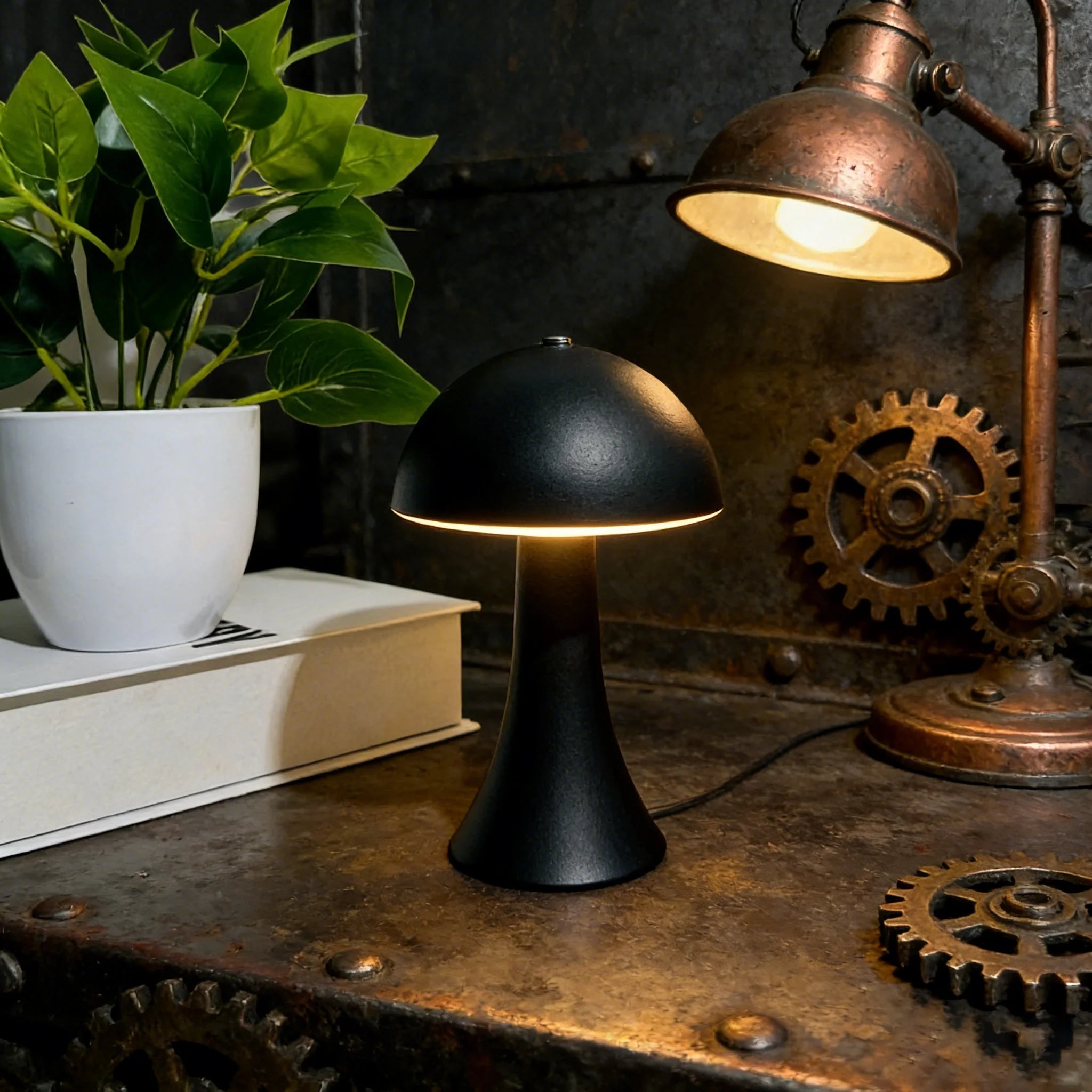 CowLost | product_id-rechargeable-led-retro-mushroom-touch-sensor-table-lamp-for-bedroom-bar |5