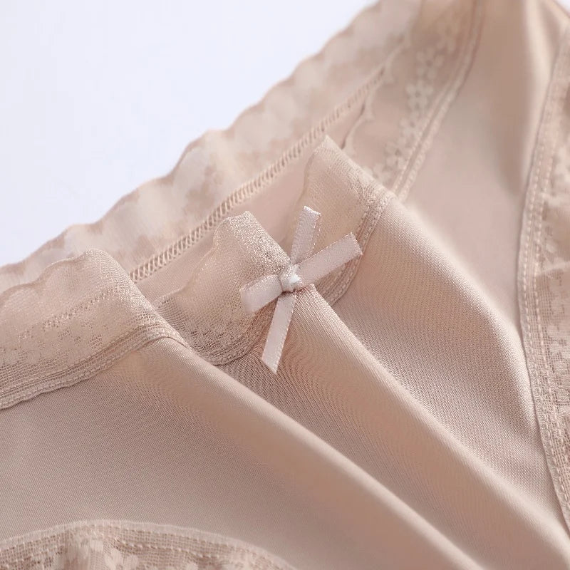 CowLost | activewear-pants-3pcs-seamless-ice-silk-lace-panties-set |33