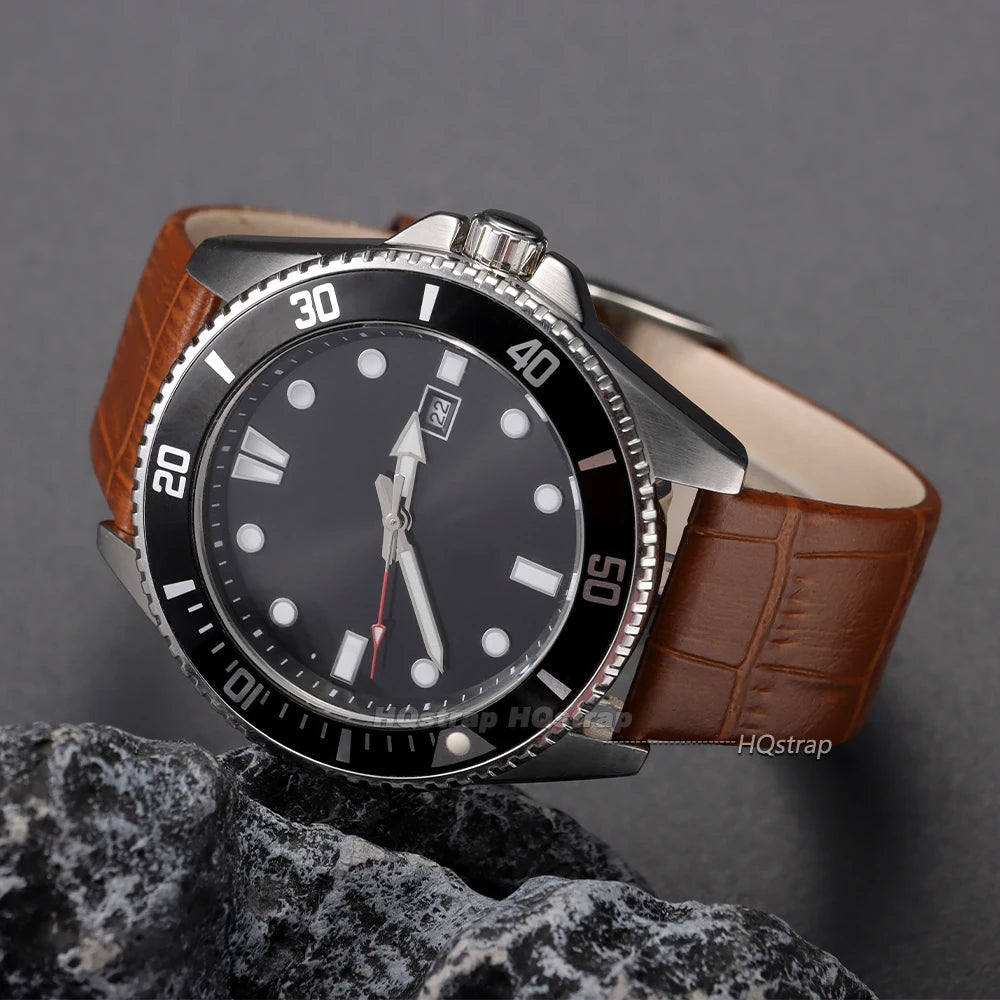 Vintage Leather Watchbands 18mm 20mm 22mm Soft Cowhide Pin Buckle Waterproof Wristband