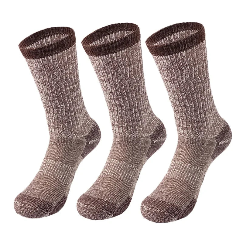 CowLost | uncategorized-merino-wool-hiking-thermal-midweight-cushion-winter-boot-socks-3-pack |26