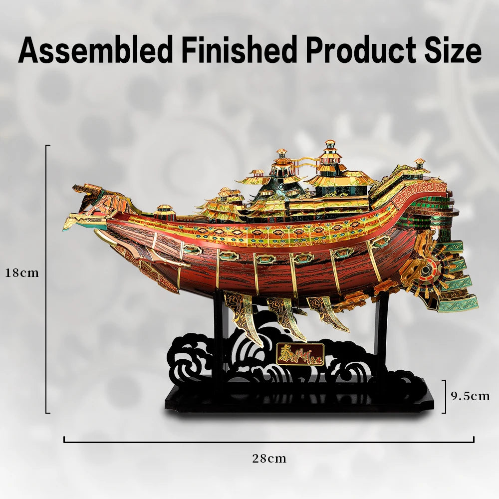 CowLost | fencing-barriers-piececool-3d-mirage-metal-puzzle-model-kit |9