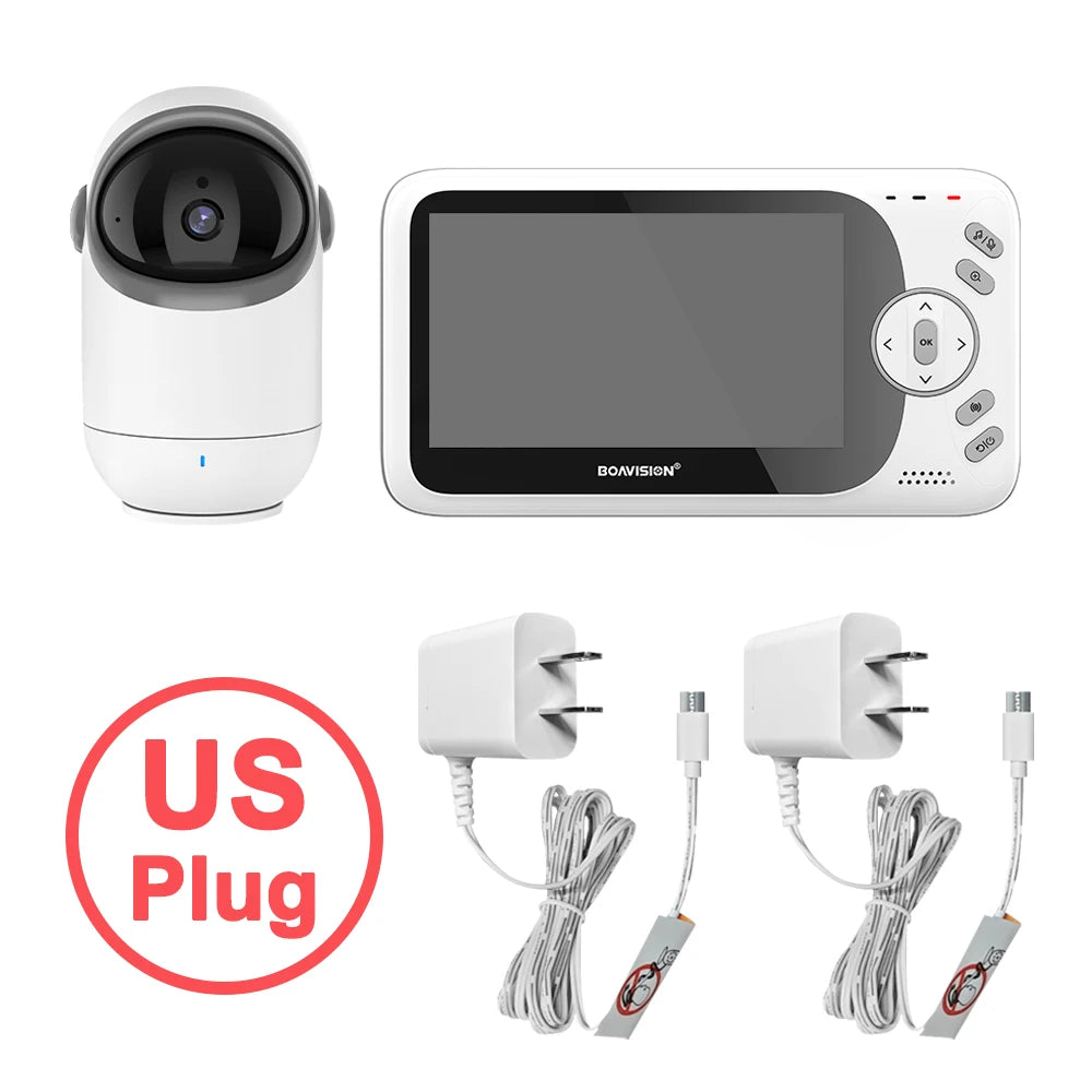 CowLost | 4-3-inch-video-baby-monitor-with-pan-tilt-camera-2-4g-wireless-two-way-audio-night-vision-security-camera-babysitter-vb801 |16