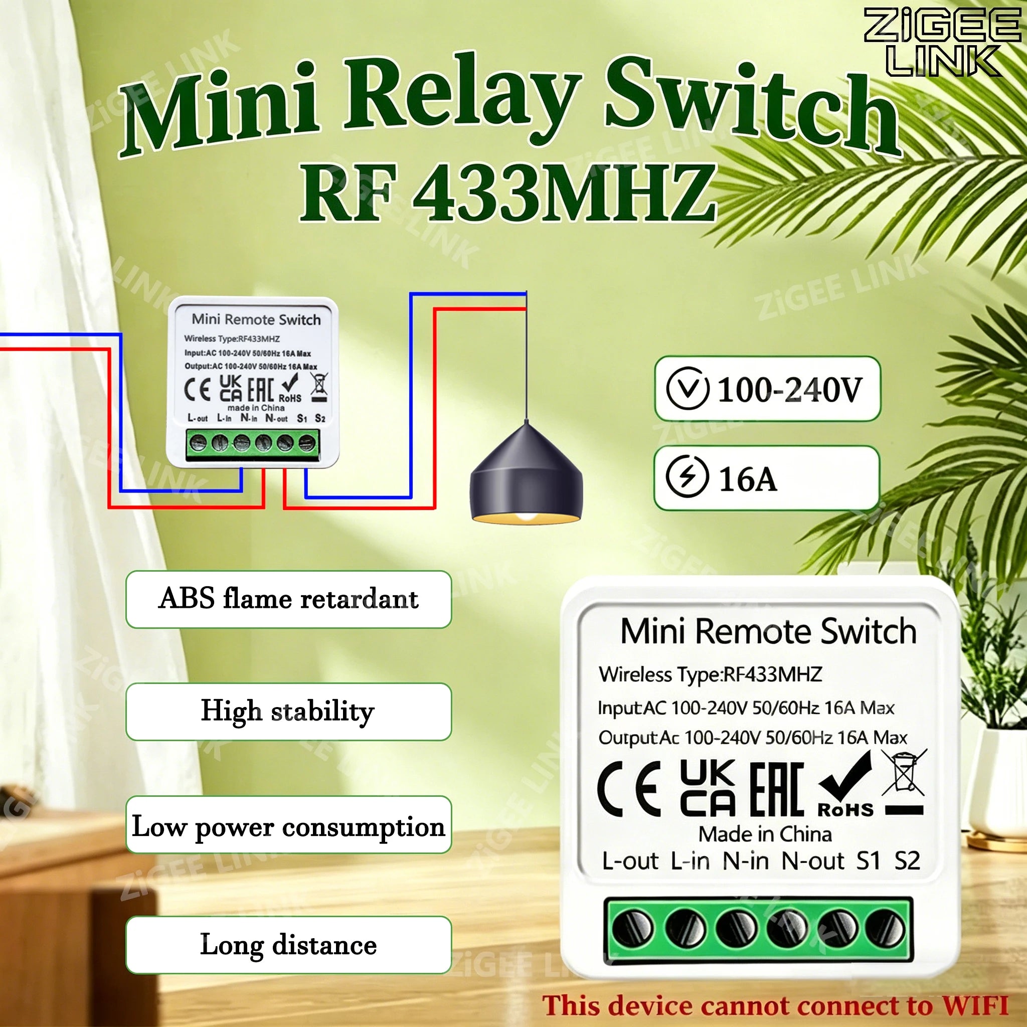 CowLost | led-lights-product_id-rf433-mini-smart-wireless-led-light-switch-remote-ac100v-240v-16a |1