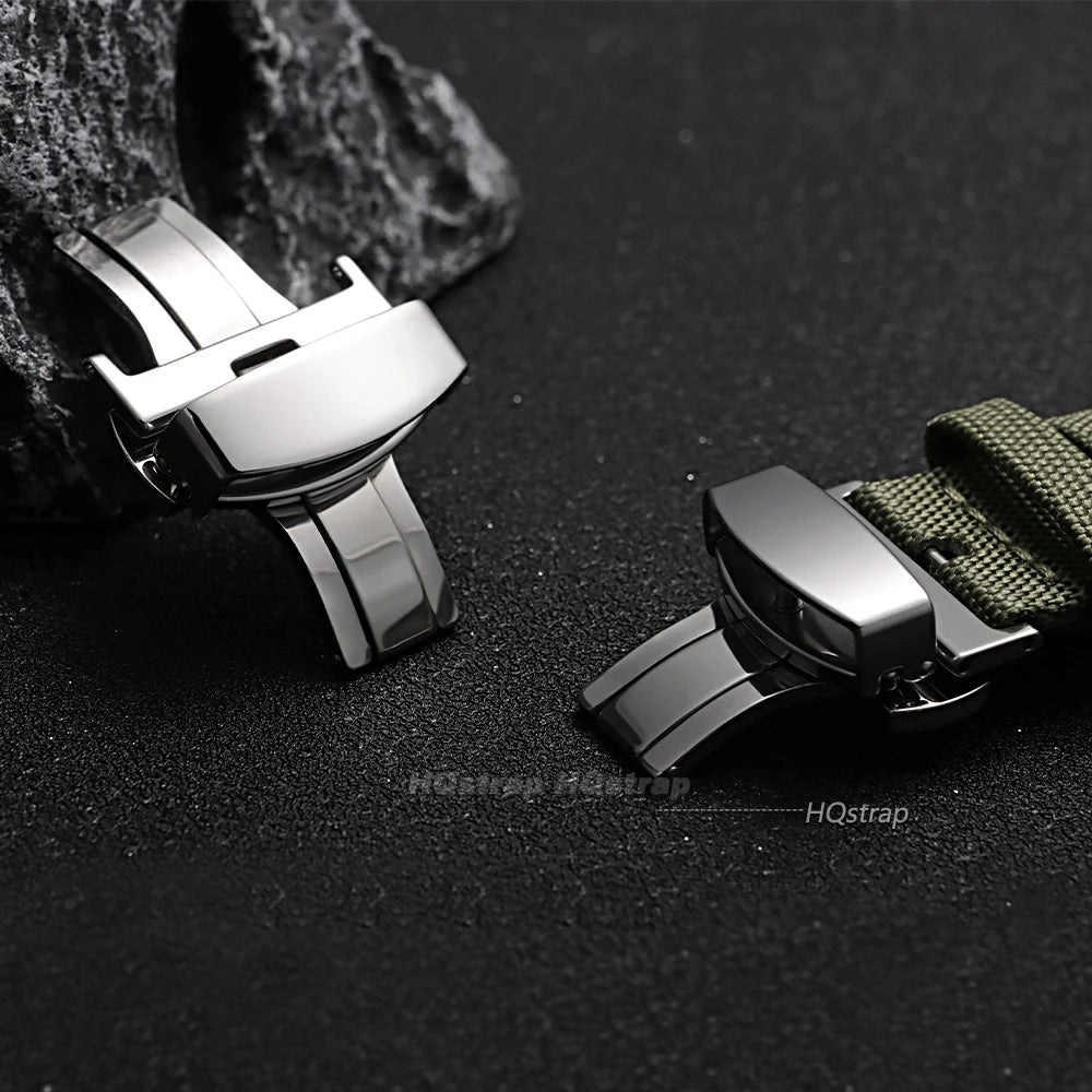 CowLost | product_id-butterfly-buckle-stainless-steel-watch-strap-buckle-for-apple-watch-10-22mm |3