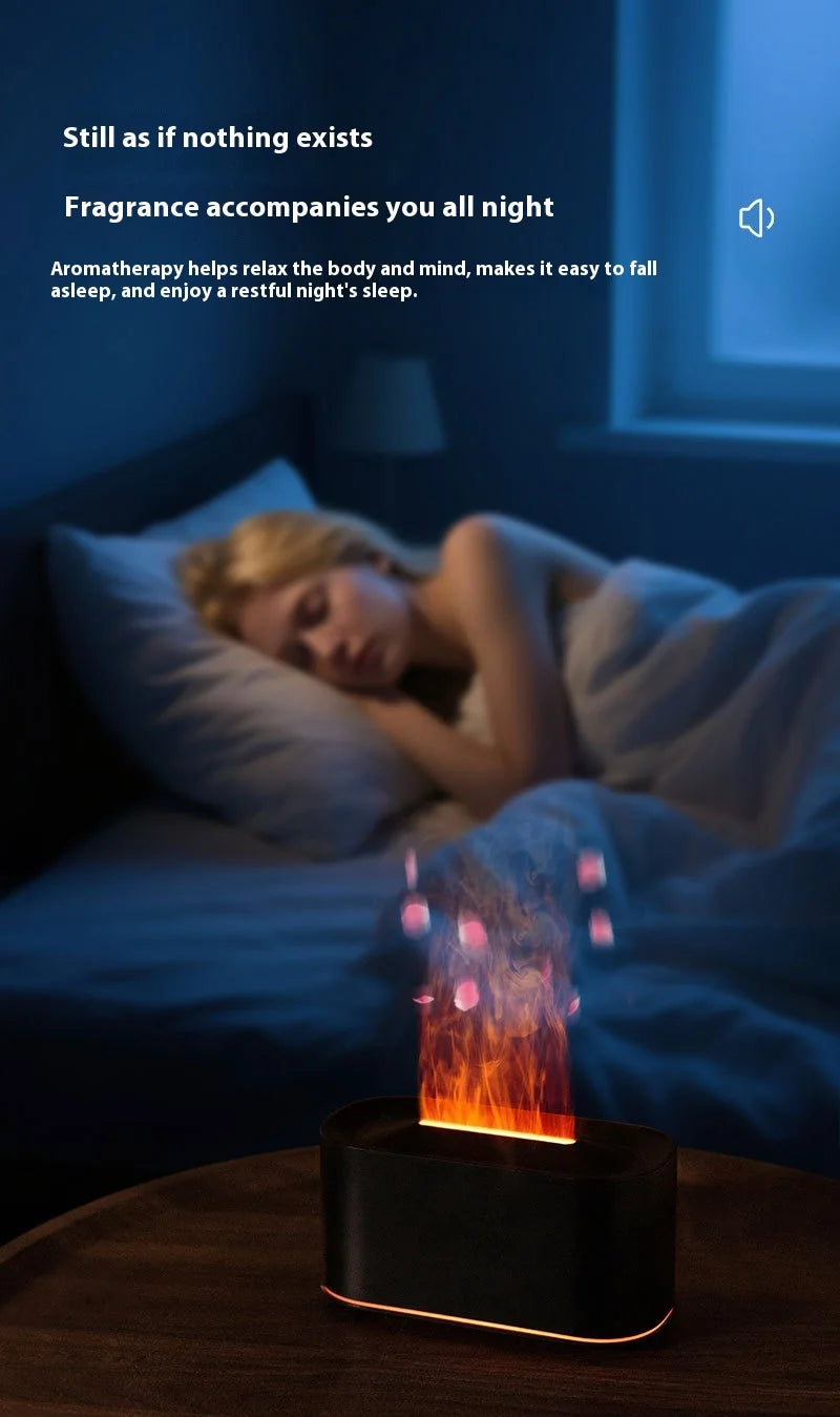 CowLost | product_id-homefish-seven-color-aromatherapy-essential-oil-lamp-wood-grain-flame-humidifier |15