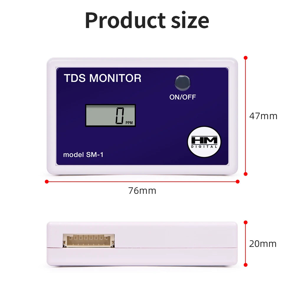 HM Digital Online Water Quality Tester LCD TDS/EC Meter PPM Detection for Pool Laboratory