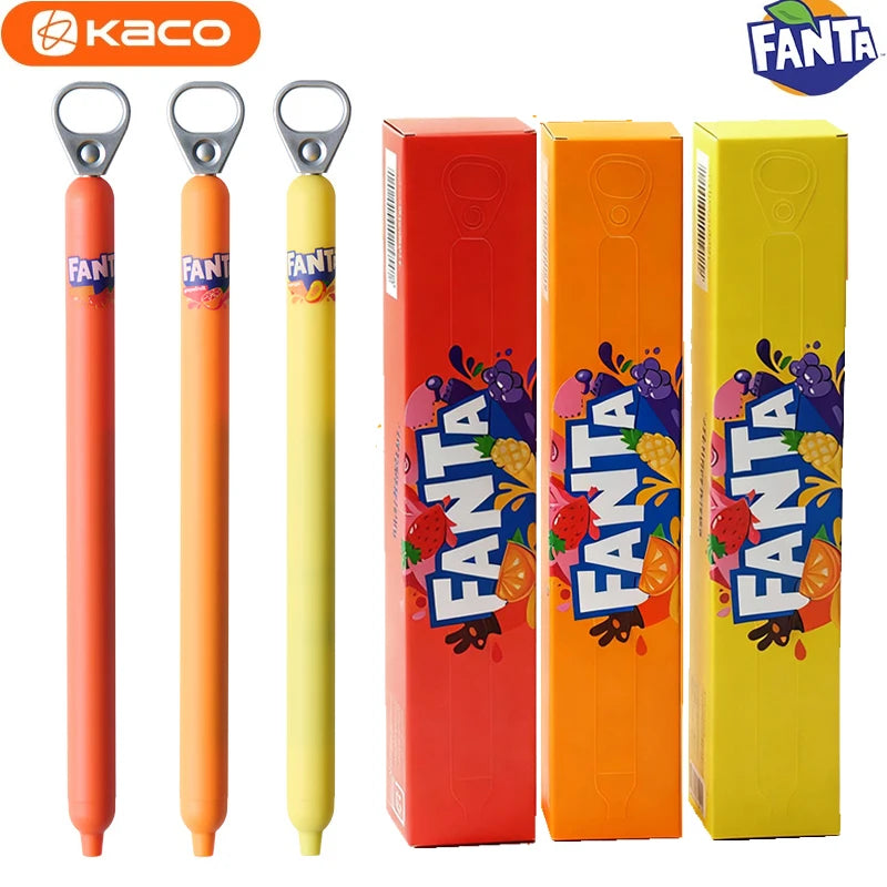 CowLost | product_id-kaco-fanta-collab-sprint-pop-up-0-5mm-black-gel-pen-side-knock-smooth-writing-stationery |1