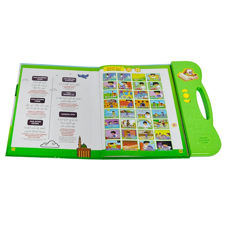 Arabic Sound Book for Learning Alphabets and Speech Therapy Toys Preschool Activity