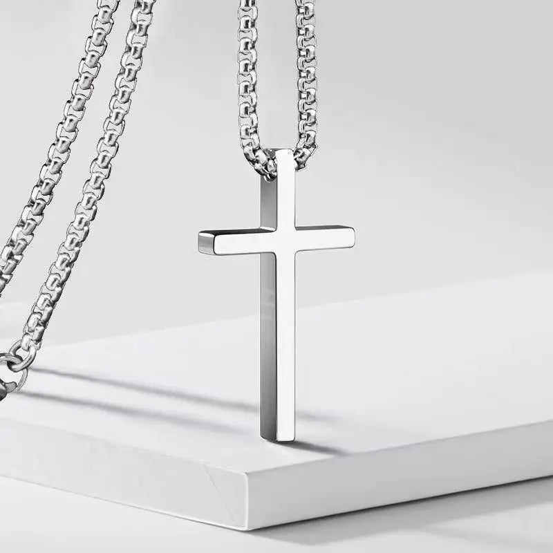 New Religion Christian Virgin Mary Jesus Cross Pendant Necklace Unisex 60/70CM