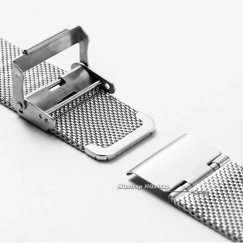 Milanese Mesh Stainless Steel Watchband 0.6mm 8-24mm Universal Strap for DW