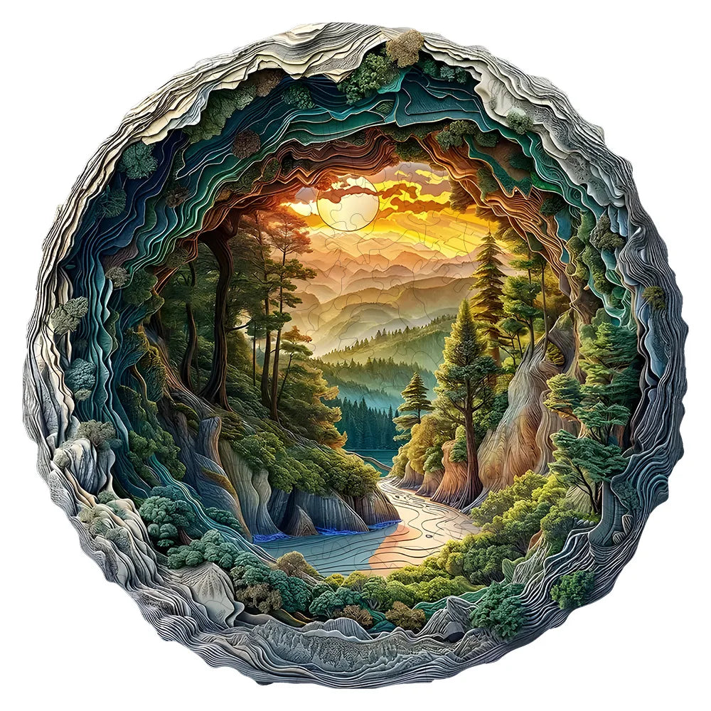 CowLost | product_id-3d-wooden-mountain-river-landscape-puzzle-brain-teaser |6