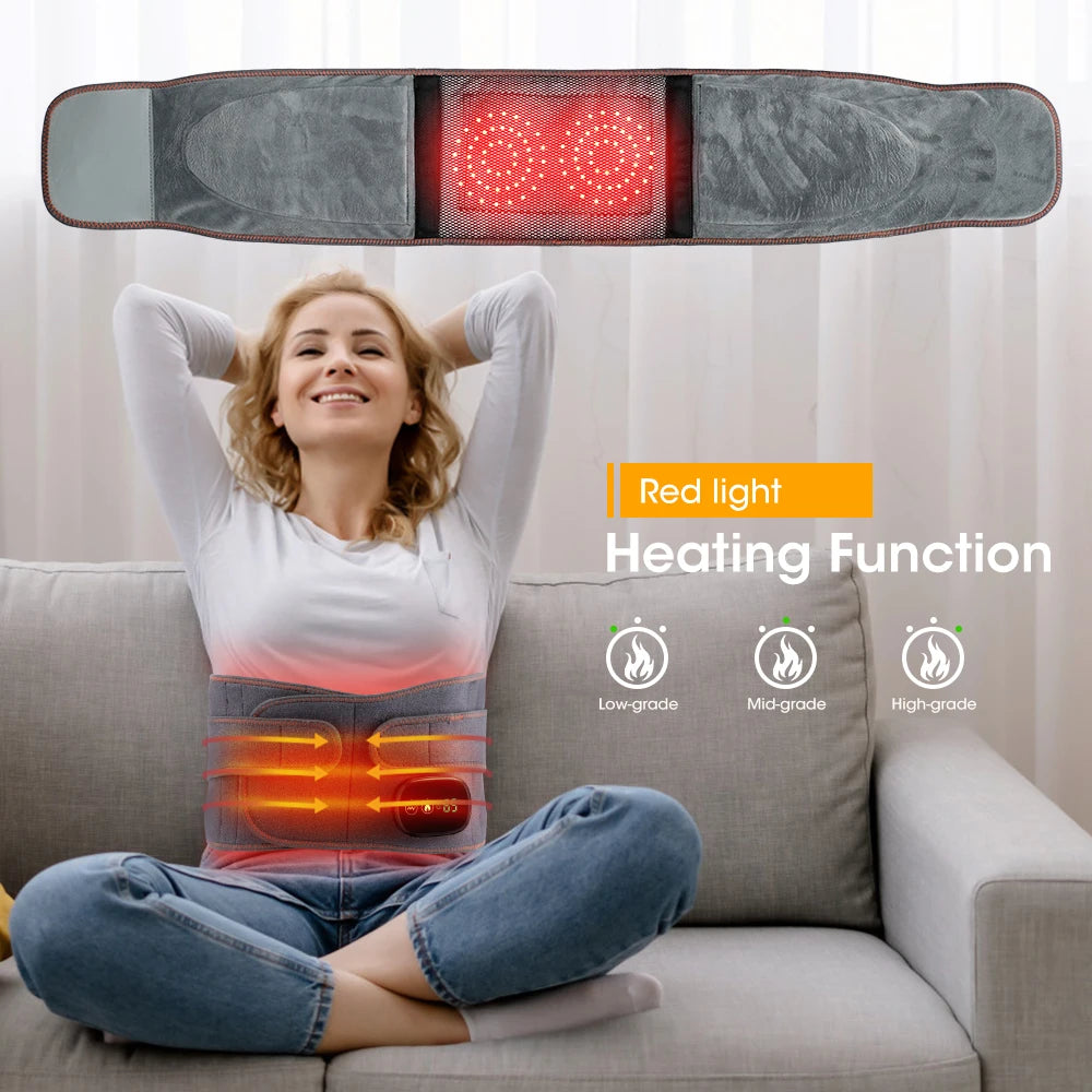 CowLost | electric-heating-waist-massage-belt-infrared-vibration-hot-compress |9