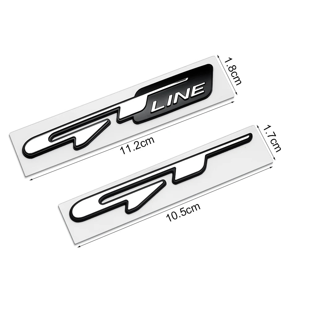 CowLost | 3d-car-gt-line-design-fender-rear-trunk-body-emblem-badge-sticker-for-peugeot-for-kia-k9-forte-ceed-cerato-rio-k3-k5-accessories |2