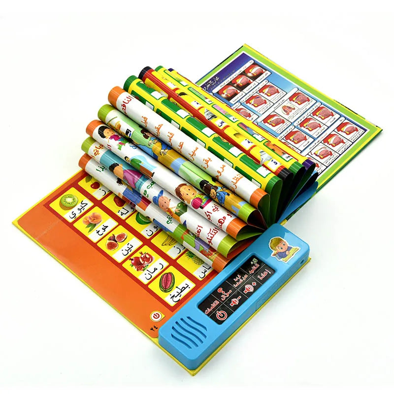 Arabic Electronic Talking Mini Book for Muslim Children with 180 Keys Educational Toy E-Book