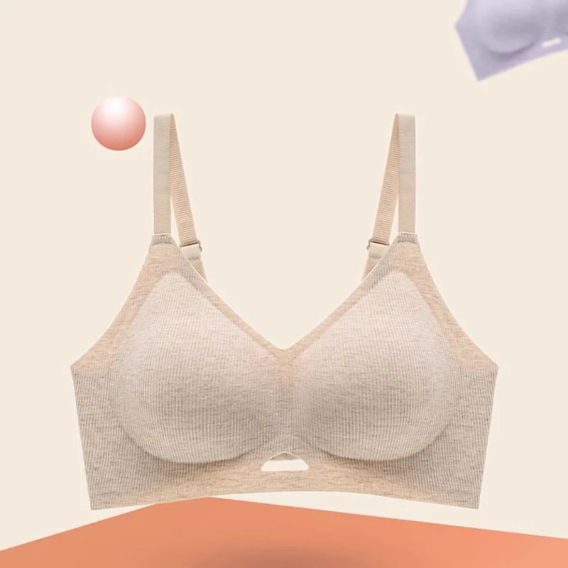 CowLost | product_id-womens-seamless-wire-free-push-up-bra-for-comfortable-support |3