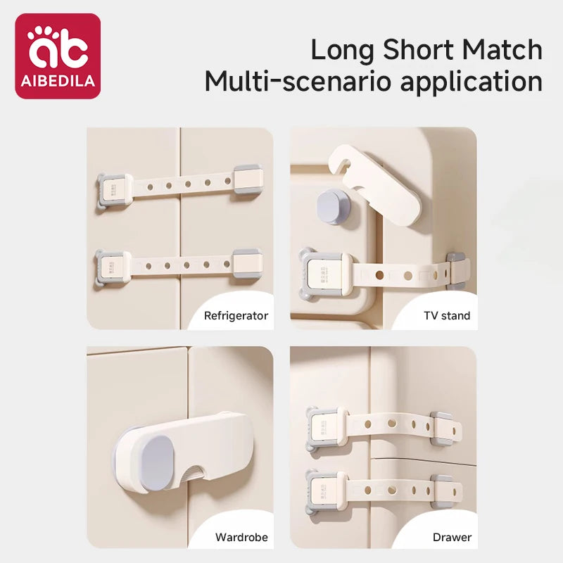 CowLost | aibedila-baby-safety-locks-adhesive-child-proof-cabinet-drawer-door-latches |5