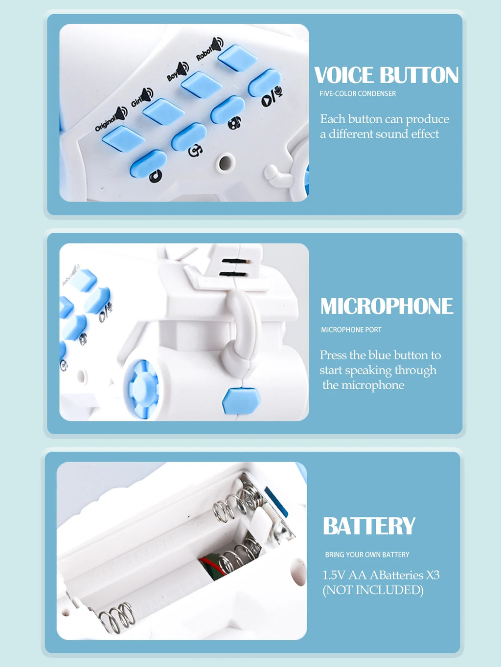 CowLost | product_id-voice-changer-megaphone-speaker-portable-handheld-loudspeaker-toy |9