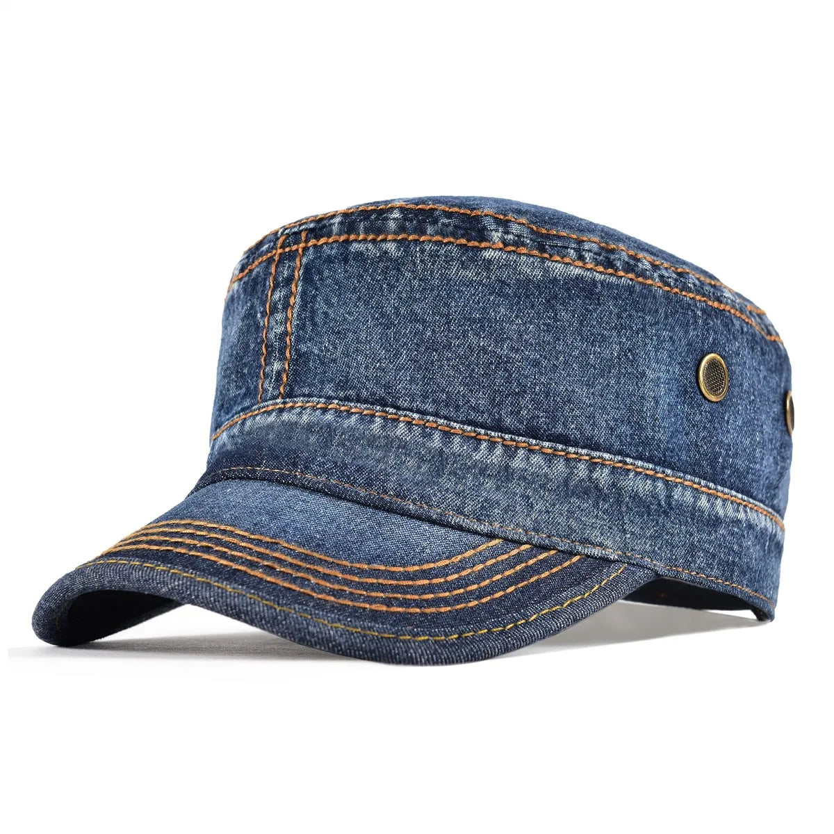 CowLost | voboom-washed-cotton-military-cadet-army-caps-for-men |15