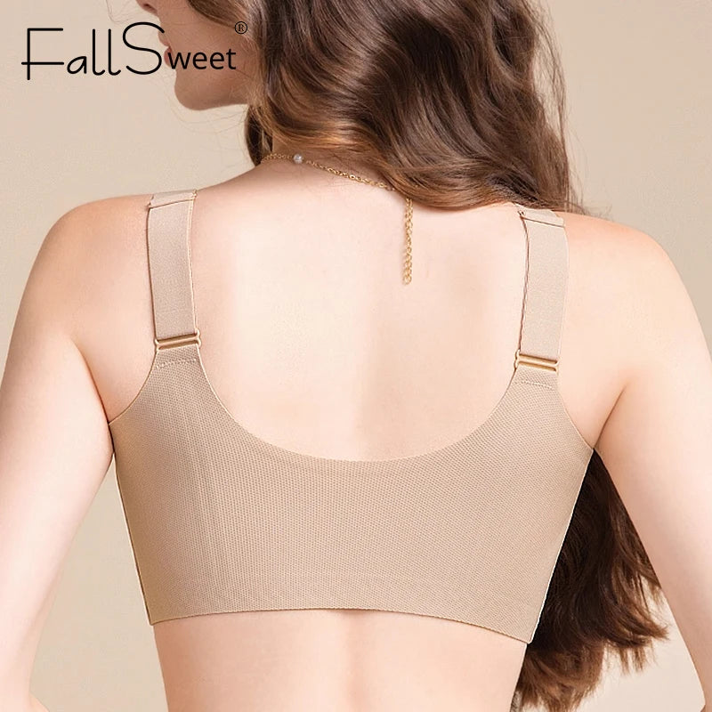 CowLost | product_id-fallsweet-womens-wireless-seamless-front-zipper-sports-bra-crop-top-for-yoga-fitness |3