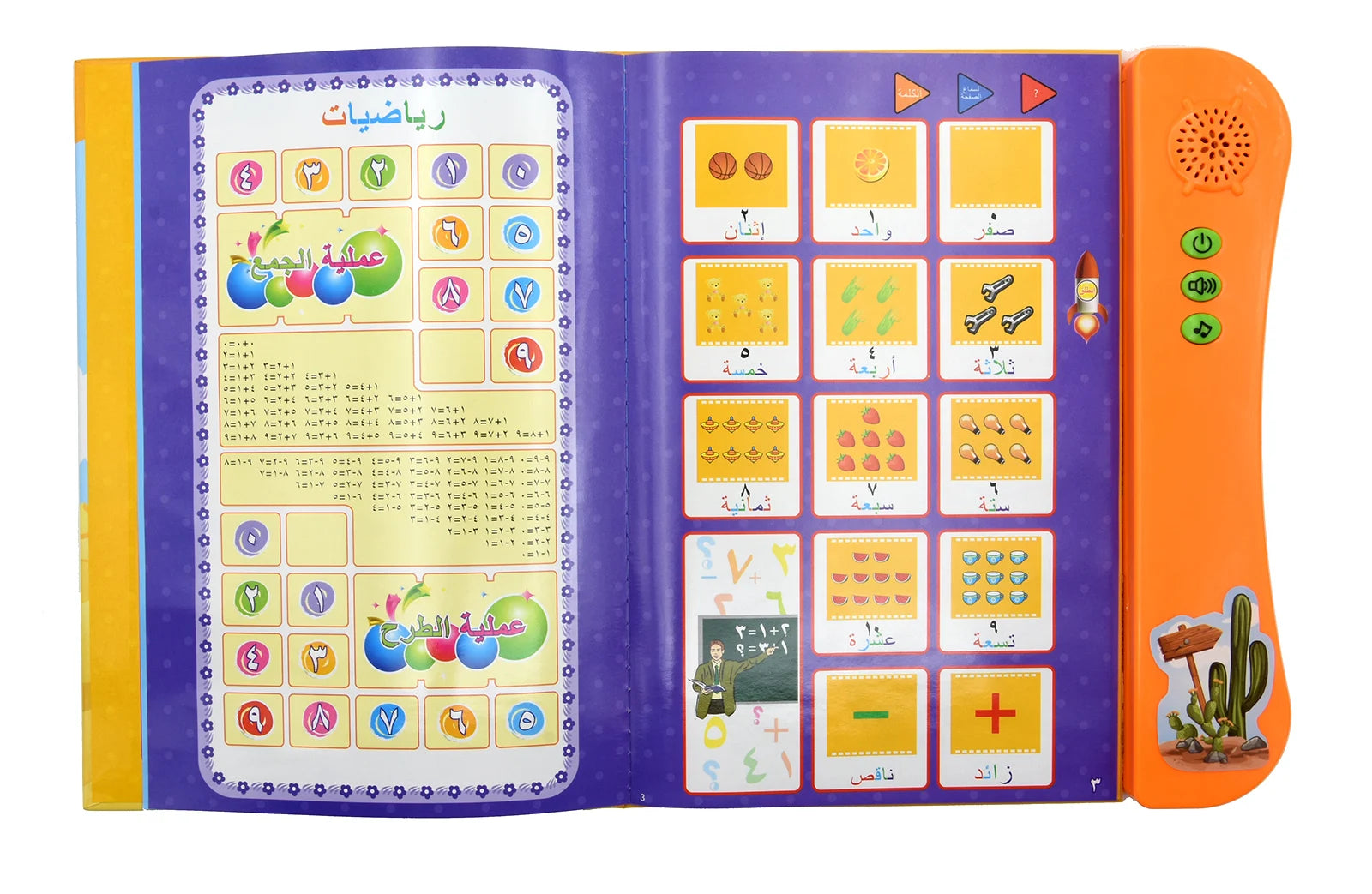 Interactive Arabic Sound Book for Kids Language Learning Toy Gift